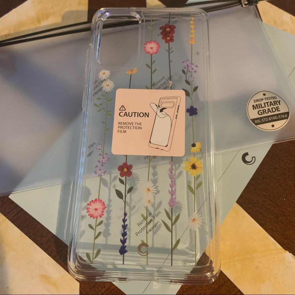 Samsung Galaxy S20 plus floral cell phone case